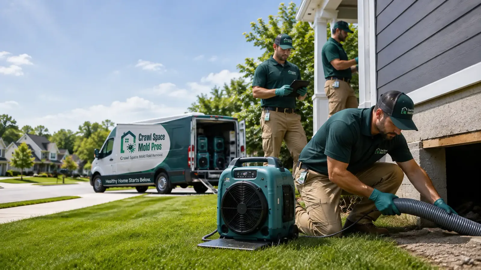 Crawl Space Mold Removal in Utica, KY
